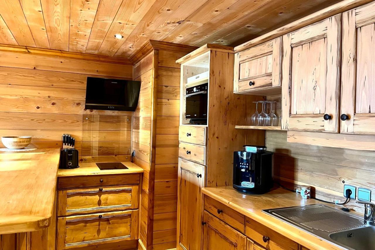 Chic And Cosy Apt With Balcony In Megeve Luaran gambar
