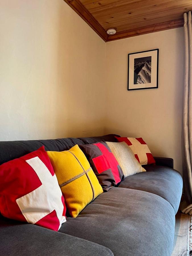 Chic And Cosy Apt With Balcony In Megeve Luaran gambar