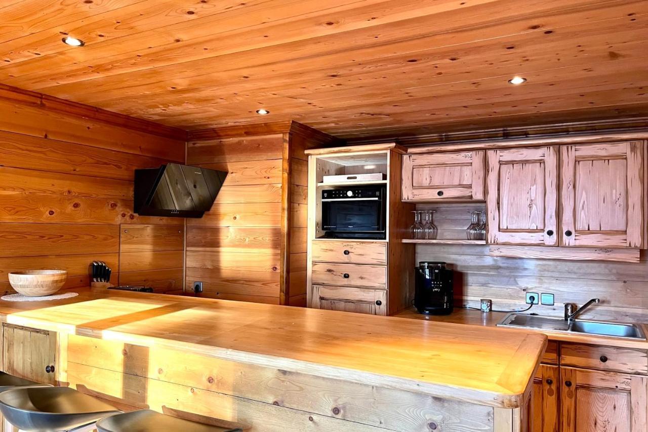 Chic And Cosy Apt With Balcony In Megeve Luaran gambar